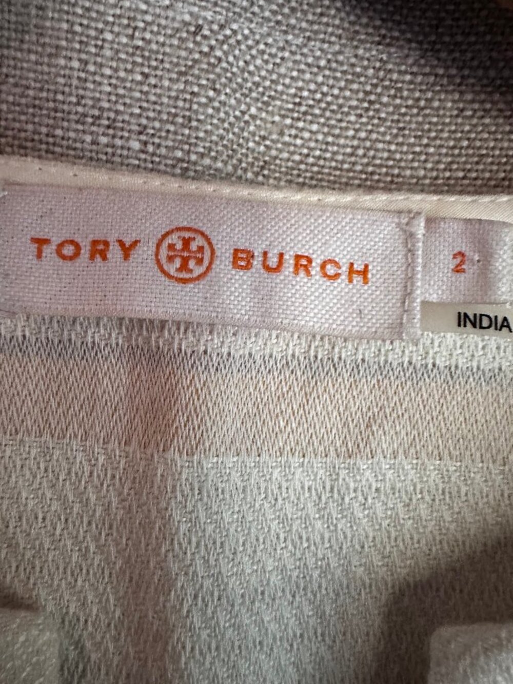 Stunning Tory Burch Linen Top - Picture 5 of 6